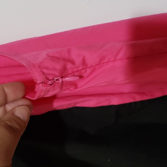 Ashley Stewart pink and black color block dress - Picture 4 of 4